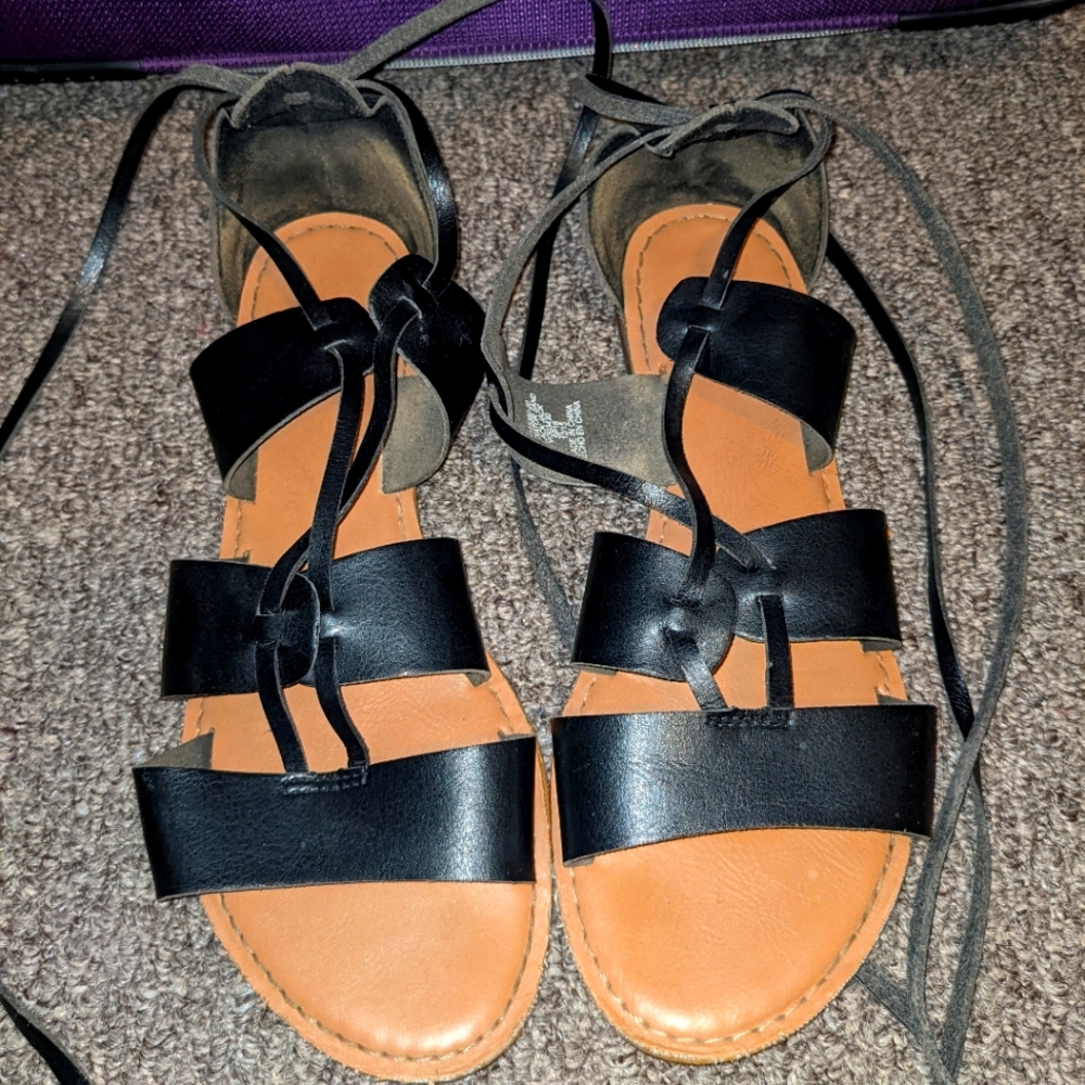 Old Navy lace up gladiator sandals